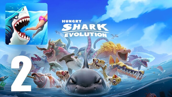 Hungry Shark – Walkthrough Part 2  Massive Shark Mayhem & Ocean Chaos!