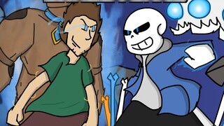 Bilingual Resmi】SHAGGY vs SANS FNF and UNDERTALE Animation】