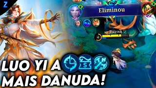 LUO YI ESTÁ CAUSANDO MUITO DANO - LUO YI GAMEPLAY | Mobile Legends