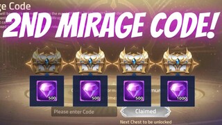 2nd Mirage CODE + New CD KEYS | ML Adventure 2022