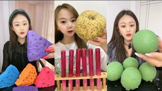 Thánh Ăn Đá Lạnh Như Ăn Kẹo Ngọt, Ăn Trái Cây Bộc Chocola - ASMR Ice Crunchy Eating sound#58