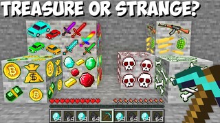 WHICH ORE to MINE STRANGEST or TREASURE in Minecraft ? CHALLENGE 100% TROLLING !