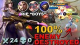 100% How To Destroy Enemy | Kimmy Aggressive Gameplay 2023 | MLBB