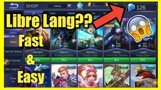 Paano Makakuha Ng Libreng Diamonds Sa Mobile Legend Tutorial (Tagalog)