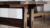 Woodworking 4K｜Rekam proses produksi meja kayu solid