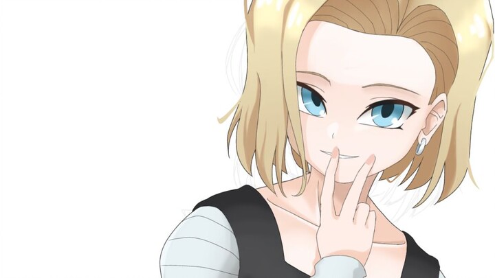 [Timelapse] Fanart Android 18 - Dragon Ball Z