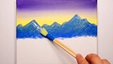KING ART    PAINTING MOUNTAINS  N 18   PAINTING TECHNIQUE