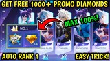 TRICK! HOW TO GET MAX PROMO DIAMOND (EASY RANK 1) IN 515 CARNIVAL EVENT 2022!! - MLBB