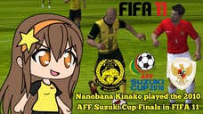 Nanobana Kinako played the 2010 Suzuki Cup Finals in FIFA 11