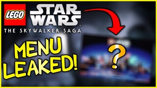 LEGO Star Wars: The Skywalker Saga | MENU LEAKED & GAMEPLAY AT GAMESCOM?