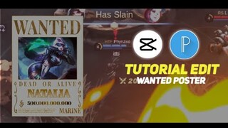 TUTORIAL EDIT JEDAG JEDUG | WANTED POSTER | MOBILE LEGENDS | TIKTOK FYP VIRAL