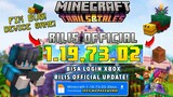 UPDATE NIH!! Review Minecraft 1.19.73.02 Update Officiall | Fix Bug Device!