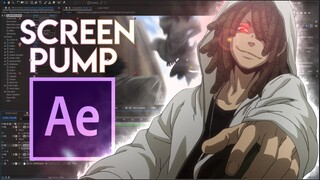 Screen pump + Shake effect - After Effects AMV tutorial