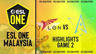 Game 2 Highlights: Talon Esports vs Polaris Esports (BO3) | ESL One Malaysia 2022 Southeast Asia