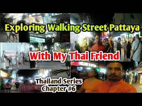 Walking Street Pattaya Walk With Thai Lady Friend | Pattaya Walking Street #walkingstreetpattaya