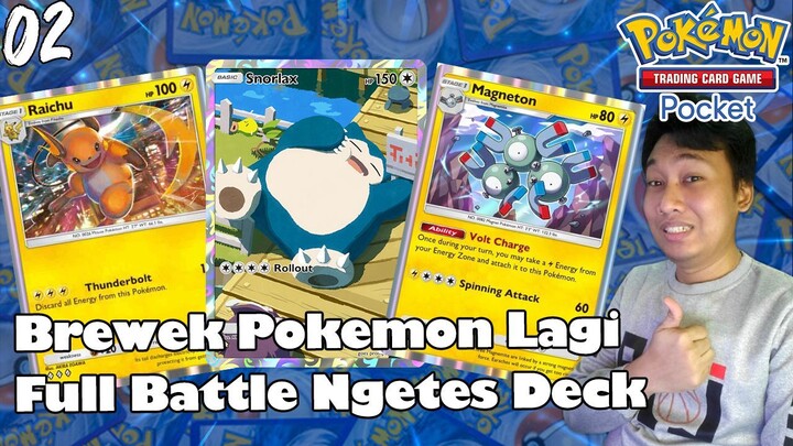 Gas Ngetes Deck Baru Kita Full Battle - Pokemon TCG Pocket [02]