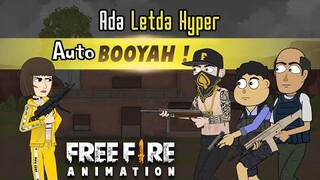 Satu Squad sama @LetDa Hyper Langsung Rata dan Booyah - Animasi Free Fire - Udin dan Bono