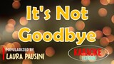 It's Not Goodbye - Laura Pausini | Karaoke Version 🎼
