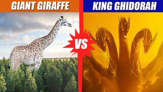 Giant Giraffe vs King Ghidorah | SPORE