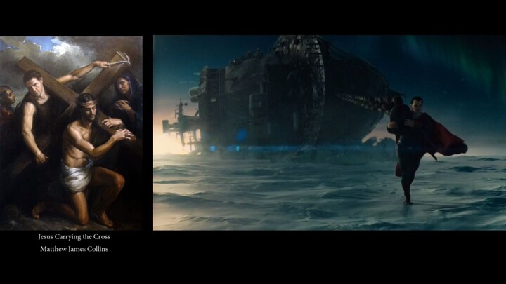 扎克·施奈德镜头下的蝙蝠侠大战超人：正义黎明电影构图寓意   Batman V Superman: Allegory