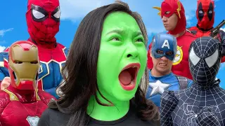 She-Hulk VS Superheroes (Compilation #23p) - GreenHulk vs
