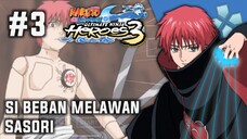 Naruto ultimate ninja heroes 3 PSP - part 3 - si Beban sakura melawan Sasori