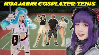 NGELATIH PUNIPUN SAMA EDELYN MAIN TENNIS !!!