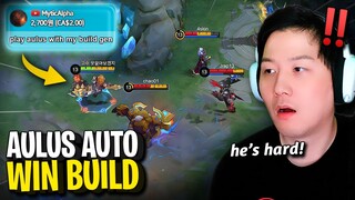 First time to play Aulus? Don't worry! Auto win with this build | Mobile Legends