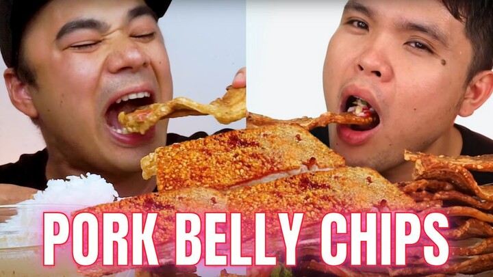 ASMR Best Crispy Pork Belly Chips | Mukbang Highlights | Mukbang Compilation Eating Sound