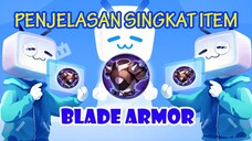 BAHAS ITEM BLADE ARMOR, ITEM COUNTER PARA MM !!