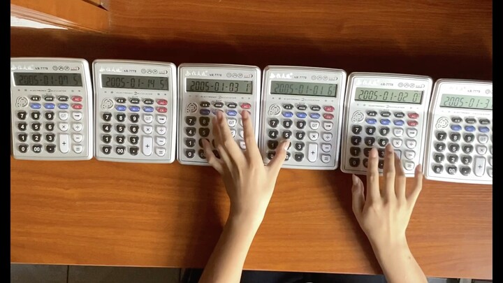 Pertunjukan Kalkulator "Mencintaimu 105 Derajat"