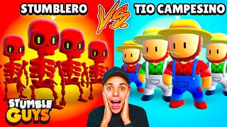 SKINS *STUMBLERO vs TIO CAMPESINO* BATALLA FINAL en STUMBLE GUYS! 😂- Jonbtc