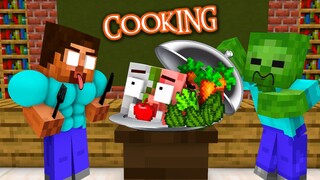 Monster School : COOKING 2 CHALLENGE - Minecraft Animation