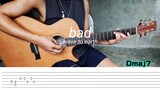 Bad - Wave to Earth - Fingerstyle Guitar (Tabs) Chords + Lyrics