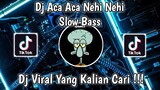 DJ ACA ACA NEHI NEHI REMIX SLOW BASS VIRAL TIK TOK TERBARU 2021 YANG KALIAN CARI !