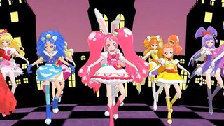 【mmdプリキュア】ドリームスターズでmrs.pumpkinの滑稽な夢