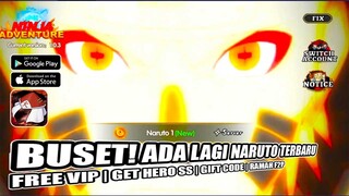 TERBARU! NARUTO 2023 ANDROID FREE VIP GET GIFT CODE/NINJA SS RAMAH F2P  Ninja's Adventure(N.A) 90s