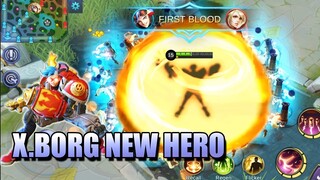 X.BORG NEW HERO IN MOBILE LEGENDS - FULL SKILL EXPLANATION AND BACKGROUND STORY