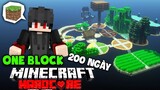 KiraMC Tóm Tắt 200 Ngày Minecraft Sinh Tồn Siêu Khó Nhưng Chỉ Với 1 Block !! Oneblock Hardcore #2