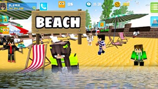 Minecraft jaisa game bataiye | Beach School Party Craft Gameplay