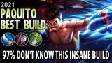 THIS BUILD IS INSANE - Paquito Best Build for 2021 | Paquito Gameplay & Build Guide - Mobile Legends