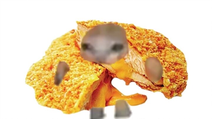 Croissant cat, but Hot-Star chicken steak