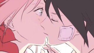 Sasuke-Sakura, Kissing Everywhere