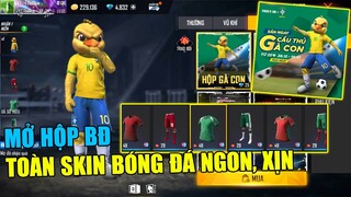 FREE FIRE - Test FULL Hộp Gà Con Cực Hiếm, Nhận Toàn Skin Bóng Đá Cực Đẹp Và Xịn | THI BLUE