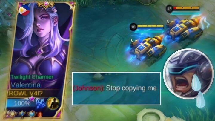 JOHNSON CAN'T STOP ME FROM COPYING HIS ULT 😂 | MLBB