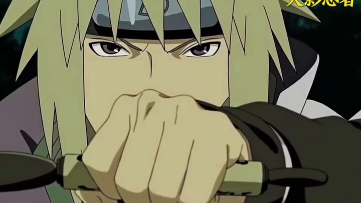 Obito sneak attacks Yongdaimei and is defeated by Minato using Rasengan