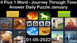 4 Pics 1 Word - Journey Through Time - 05 January 2022 - Answer Daily Puzzle + Bonus Puzzle