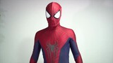 Setelan Amazing Spider-Man 2cos dengan rahang yang dapat digerakkan