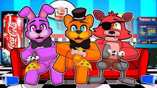 ไม่อนุญาตให้ผู้หญิง Minecraft Five Nights ที่ FNAF Roleplay ของ Freddy