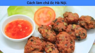 cách làm chả ốc Hà Nội